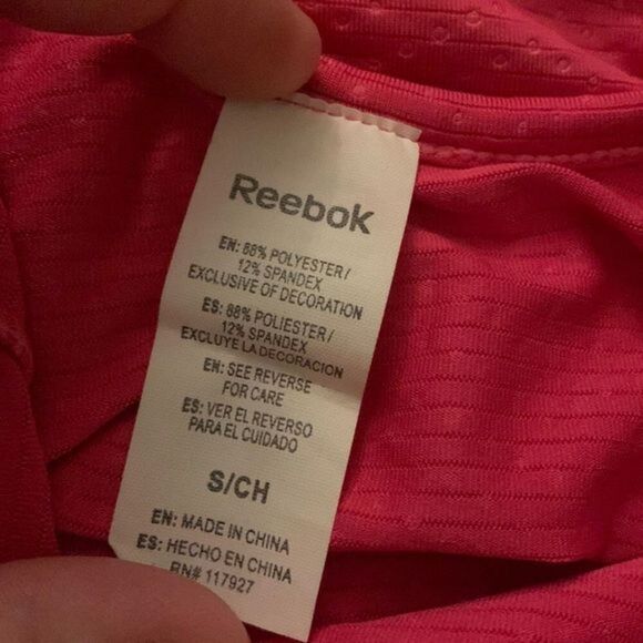 Reebok Pink Athletic Tank Top - Picture 4 of 4